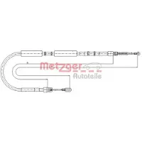 METZGER Kabel, parkeerrem 10.7536