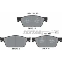 Textar Remblokset 2462301, voor