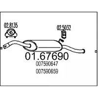 MTS 01.67690 Einddemper