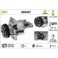 Valeo Compressor, airconditioner 699497