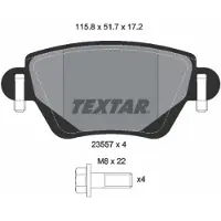 Textar Remblokkenset, schijfrem 2355701