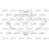 Valeo Remschijf 675413