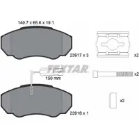 Textar Remblokset 2391701, voor