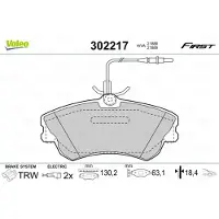 Valeo 302217 Remblokken