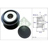INA Dynamovrijloop 535021010 Ina voor o.a. AUDI, SEAT, SKODA, VOLKSWAGEN