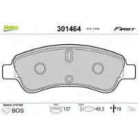 Valeo 301464 Remblokken