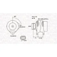 MAGNETI MARELLI 063731973010 Dynamo / Alternator