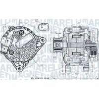 MAGNETI MARELLI 063731545910 Dynamo / Alternator