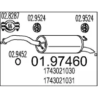 MTS 01.97460 Einddemper