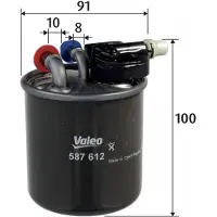 Valeo 587612 Brandstoffilter
