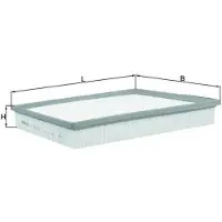 MAHLE ORIGINAL LX 935/2 Luchtfilter