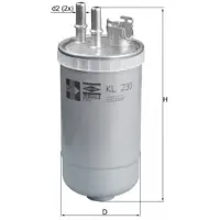 MAHLE ORIGINAL Brandstoffilter KL 230