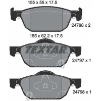 Textar Remblokset 2479601, voor
