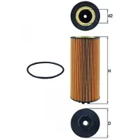 MAHLE ORIGINAL OX 987D Oliefilter