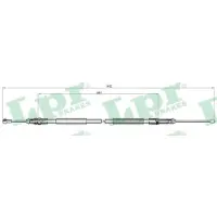 LPR C1040B Handremkabel