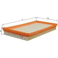 MAHLE ORIGINAL LX 59 Luchtfilter
