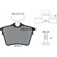Textar Remblokset 2413501, achter