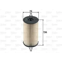 Valeo Brandstoffilter 587904