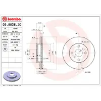 Brembo Remschijf 09.5536.20
