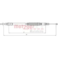 METZGER Trekkabel, parkeerrem 10.4664