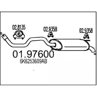 MTS 01.97600 Einddemper