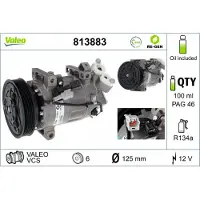 Valeo Compressor, airconditioning 813883