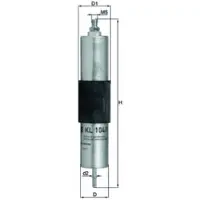 MAGNETI MARELLI 154065436640 Brandstoffilter