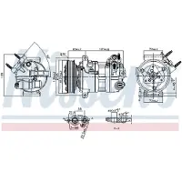 Nissens Compressor airconditioning 890594