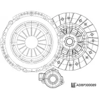 Blue Print Koppelingsset ADBP300089