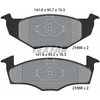 Textar Remblokset 2186601, voor