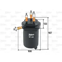 Valeo Brandstoffilter 587538