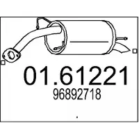 MTS 01.61221 Einddemper