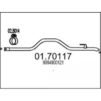 MTS 01.70117 Voorpijp