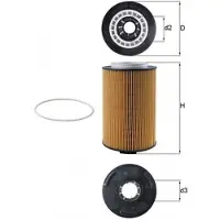 MAHLE ORIGINAL OX 1028D Oliefilter