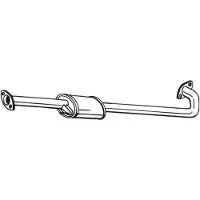 Bosal Middendemper 165-039 Bosal voor o.a. HYUNDAI