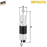 WIX FILTERS Brandstoffilter WF8576