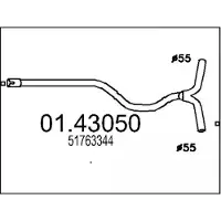 MTS 01.43050 Voorpijp