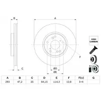 Bosch Remschijf 0 986 479 G58