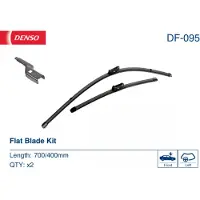 Denso Wisserblad DF-095, 700/400mm, Voor, 2 Stuk