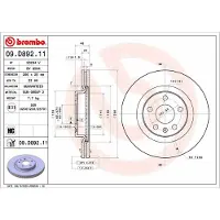 Brembo 09.D892.11 Remschijf