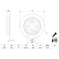 Bosch 0 986 479 E95 Remschijf