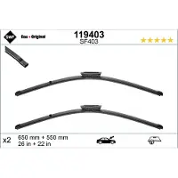 SWF Ruitenwisserset 119403 voor o.a. RENAULT