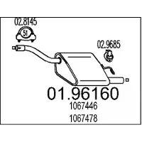 MTS 01.96160 Einddemper
