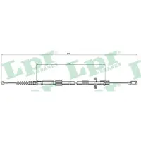 LPR Kabel, parkeerrem C0050B