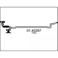 MTS Uitlaatpijp 01.40287