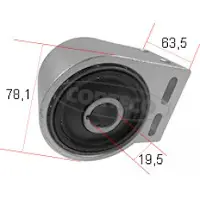 CORTECO 49403100 Draagarmrubber
