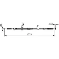 Bosch 1 987 482 300 Handremkabel