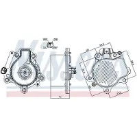 Nissens Waterpomp, motorkoeling 832147