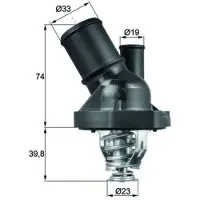 MAHLE ORIGINAL TI 200 90 Thermostaat, koelvloeistof
