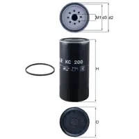 MAHLE ORIGINAL KC 200 Brandstoffilter